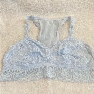 Lace Bralette in Light Blue​​​​​​